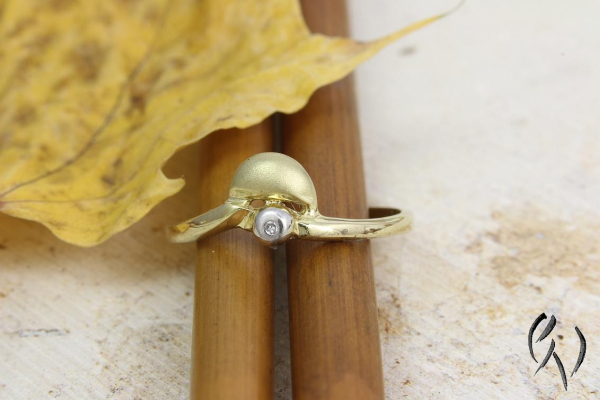 Ring Gold 333/- mit  Diamant